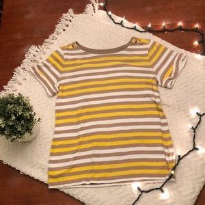 Yellow striped tee